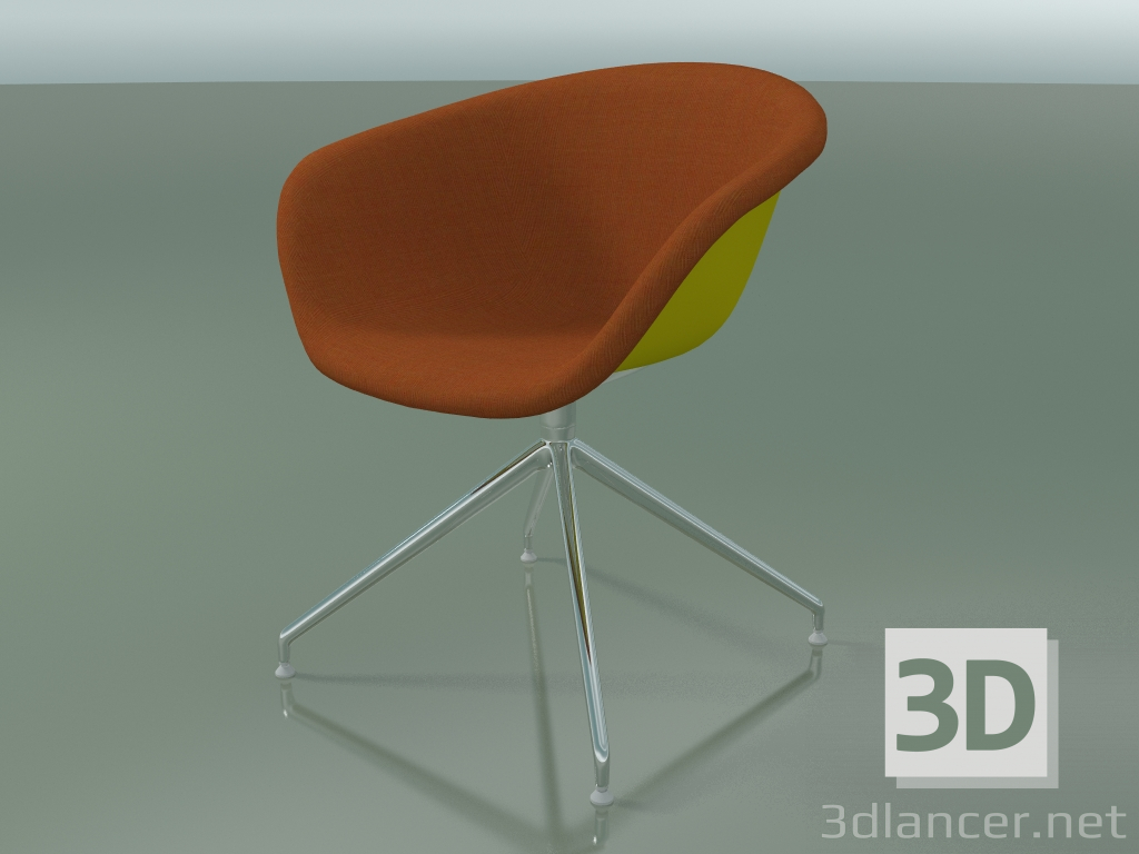 3D modeli Sandalye 4216 (üst üstte, döner, ön kaplamalı, PP0002) - önizleme