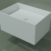3D modeli Duvara monte lavabo (02UN42301, Glacier White C01, L 72, P 50, H 36 cm) - önizleme