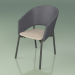 3d модель Комфортное кресло 022 (Metal Smoke, Grey, Polyurethane Resin Mole) – превью