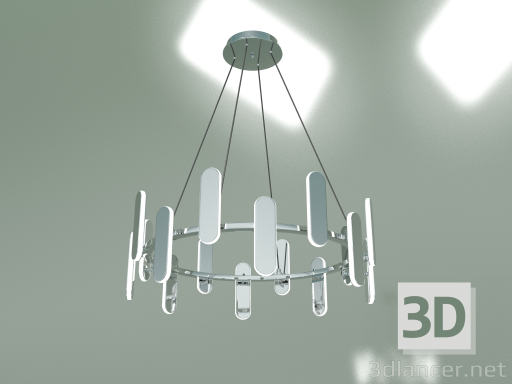 3d модель Подвесной светильник 90206-16 (хром) – превью