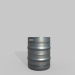 barril de cerveza 3D modelo Compro - render