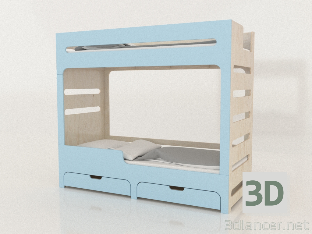 3D Modell Etagenbett MODE HL (UBDHL2) - Vorschau