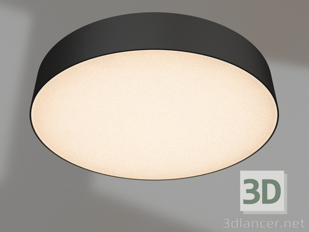 3D Modell Lampe SP-RONDO-R400-48W Day4000 (BK, 120 Grad, 230V) - Vorschau