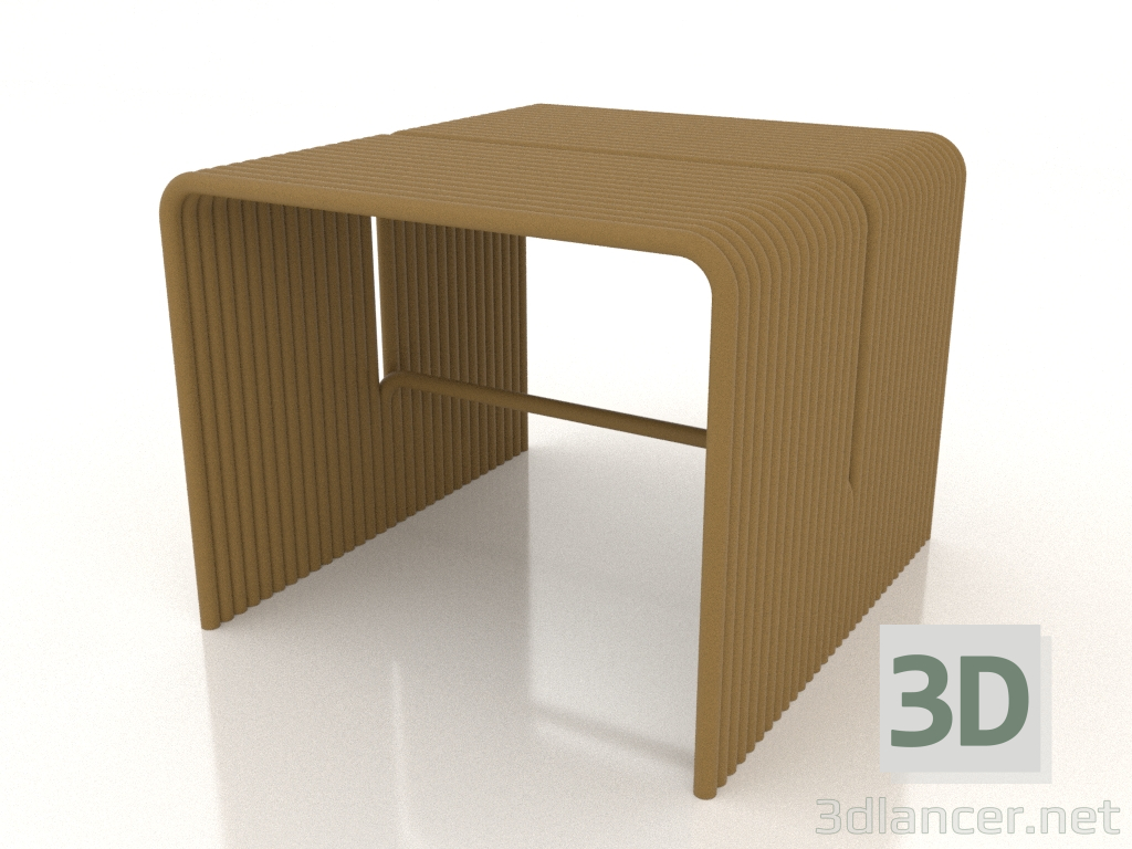 modèle 3D Table basse (jaune) - preview
