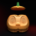 3d model Cesta de dulces de Halloween y portalápices - vista previa
