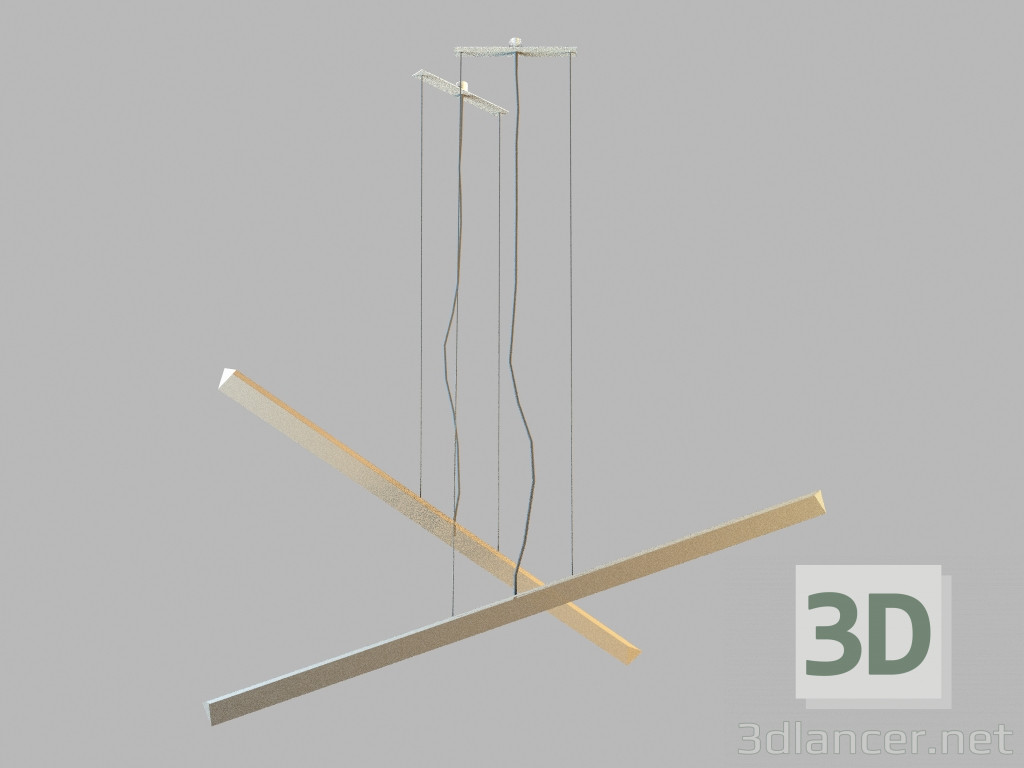modèle 3D lampe suspendue de 2340 - preview