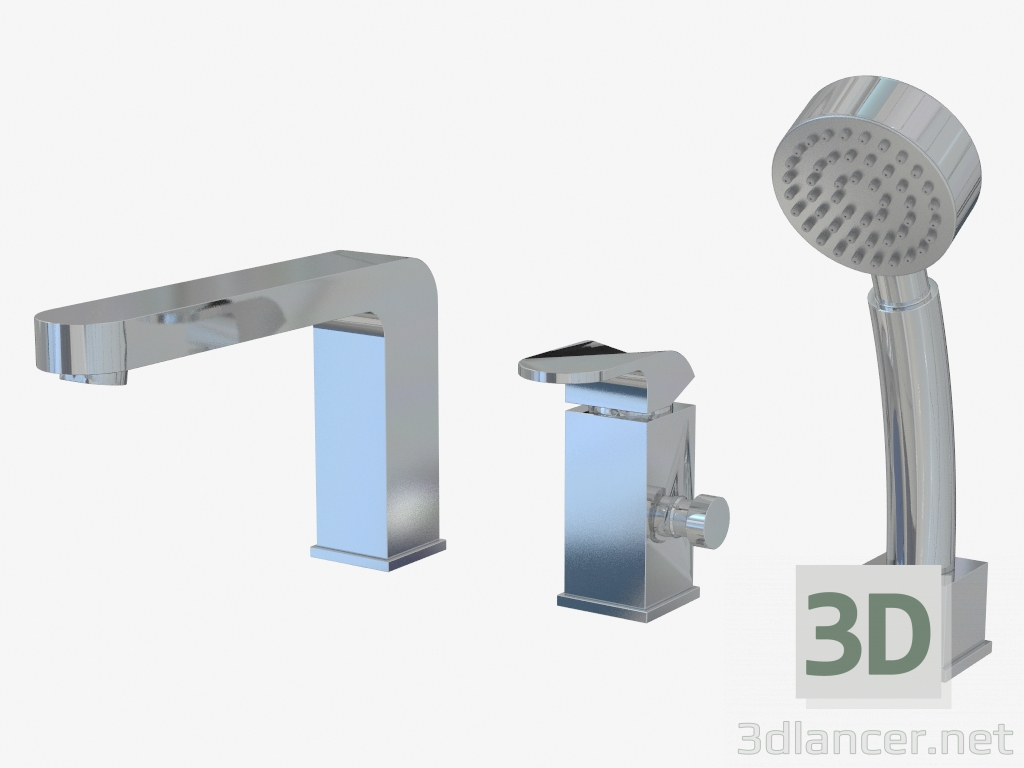 modello 3D Miscelatore vasca (set) Primo (BQP-013M 32665) - anteprima