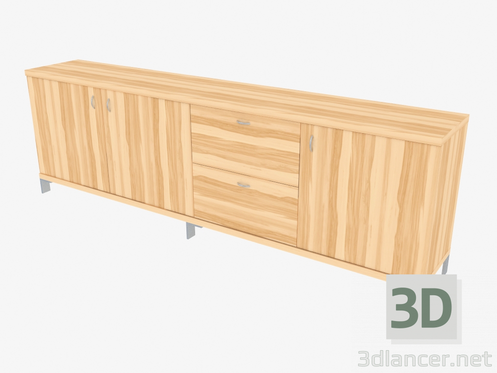 3d model Four-section buffet (150-33-1) - preview