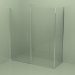 3d model Frameless shower cubicle (F2 + FG) - preview