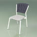 3D Modell Chair 220 (Metallmilch, Polyurethanharz Grau, Gepolsterter Gürtel Grau-Blau) - Vorschau