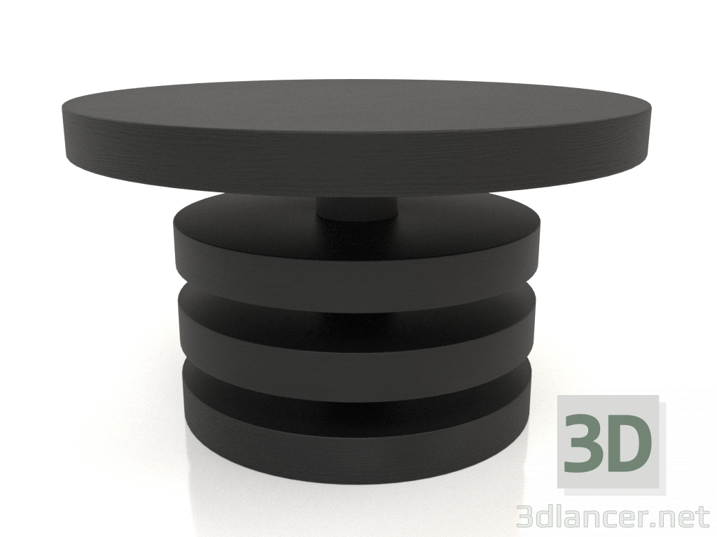 3D Modell Couchtisch JT 04 (D=600x350, Holz schwarz) - Vorschau
