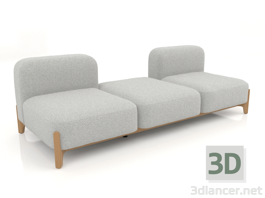 3D Modell Modulares Sofa (Komposition 08) - Vorschau