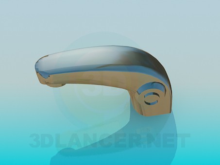 modèle 3D Robinet avec boutons-poussoirs - preview