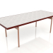 3d model Dining table (Wine red, DEKTON Kreta) - preview