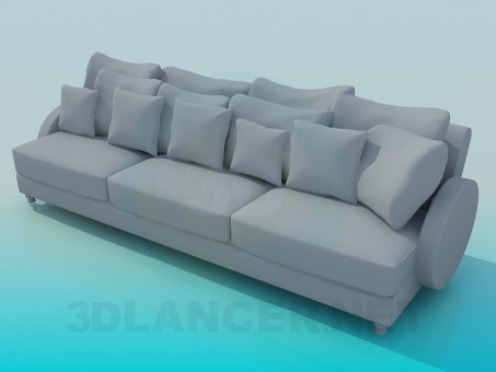 modelo 3D Sofá - escuchar modelo 3D Sofá - escuchar