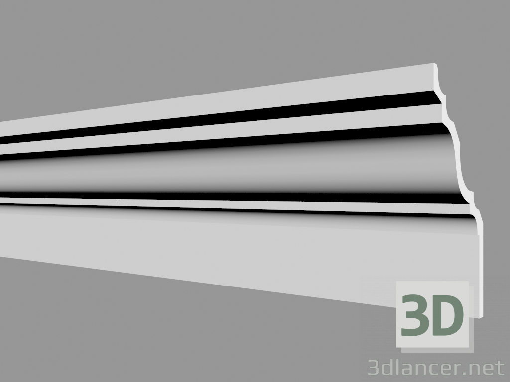 modèle 3D Corniche P2037 - preview