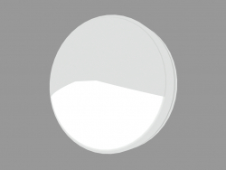 Wall lamp VEDO ROUND WITH VISOR DOWN (S6859)