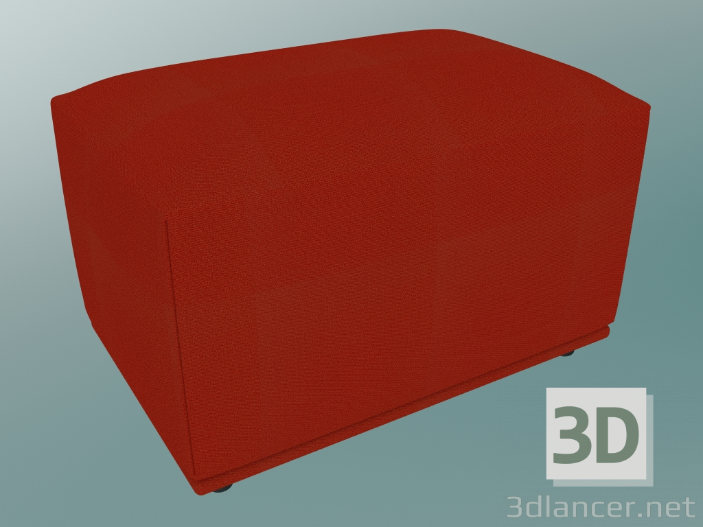 modello 3D Pouf Echo (42x62 cm, Vidar 542) - anteprima