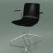 3D modeli Sandalye 5909 (4 ayak, döner, kolçaklı, siyah huş ağacı) - önizleme