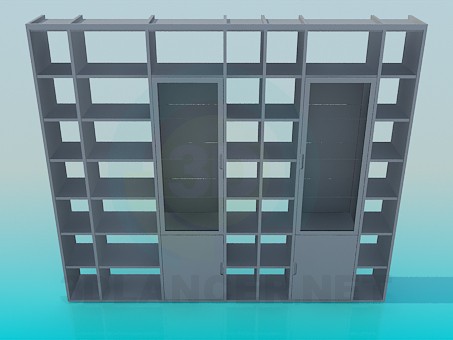 3d model Rack for books - preview 3d model Rack for books - preview