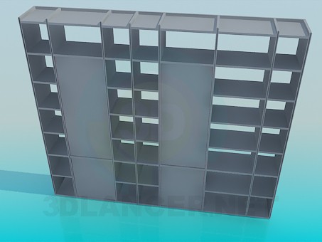 3d model Rack for books - preview 3d model Rack for books - preview