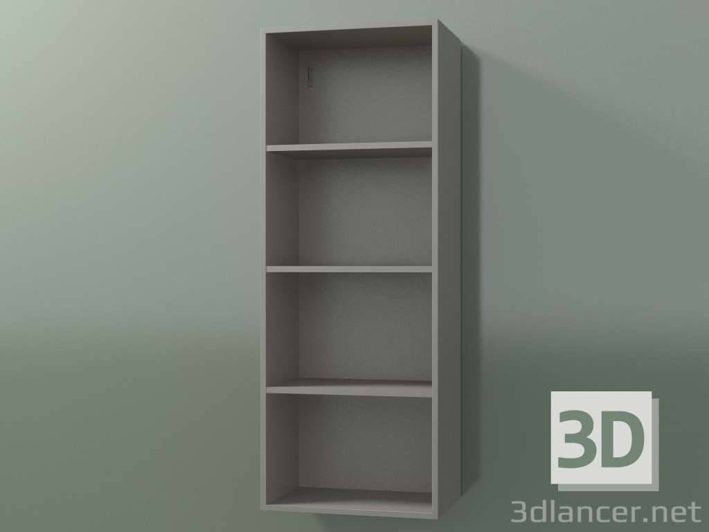 3d model Wall tall cabinet (8DUBCC01, Clay C37, L 36, P 24, H 96 cm) - preview