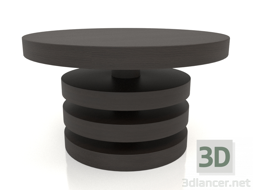 3d model Coffee table JT 04 (D=600x350, wood brown dark) - preview