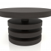 modèle 3D Table basse JT 04 (D=600x350, bois brun foncé) - preview
