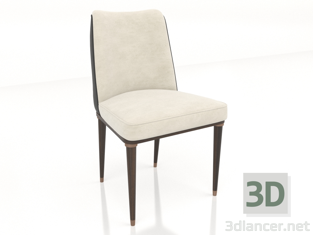 modèle 3D Chaise sans accoudoirs (S523) - preview