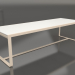 modèle 3D Table à manger 270 (Polyéthylène blanc, Sable) - preview