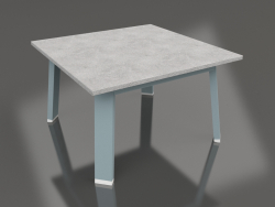 Квадратный боковой стол (Blue grey, DEKTON)