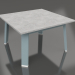 3d модель Квадратный боковой стол (Blue grey, DEKTON) – превью