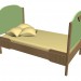 3d модель Ліжко 63KV01 – превью