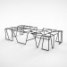 3d model Coffee table CARBONO 41 - preview