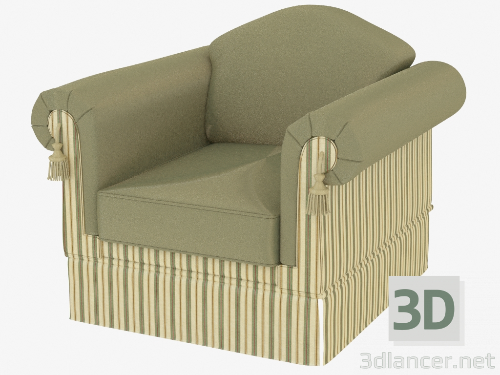 3D Modell Stuhl-Bett - Vorschau