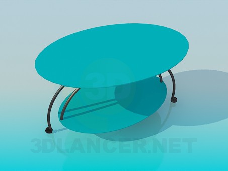 modelo 3D Mesa ovalada - escuchar modelo 3D Mesa ovalada - escuchar