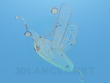 modelo 3D Candelabro mariposa - escuchar modelo 3D Candelabro mariposa - escuchar