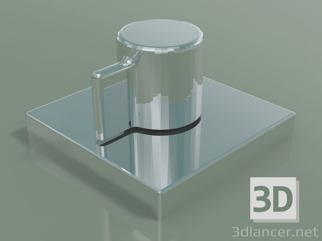 modello 3D Manopola regolazione acqua fredda (20.000 986-00) - anteprima