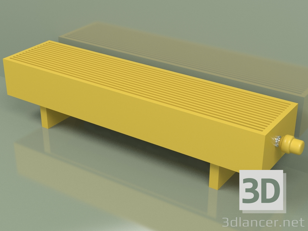 3D modeli Konvektör - Aura Basic (140x1000x236, RAL 1012) - önizleme