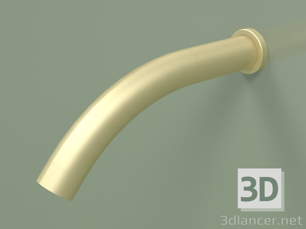 3D modeli Duvar musluğu L 150 mm (BC002, OC) - önizleme