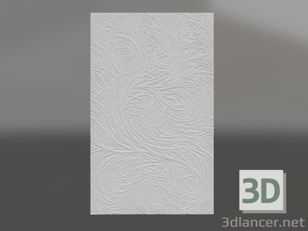 modèle 3D Bas-relief Épines - preview