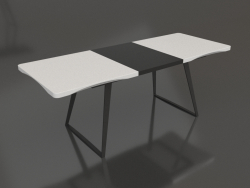 Folding table Vermont unfolded (black-white)