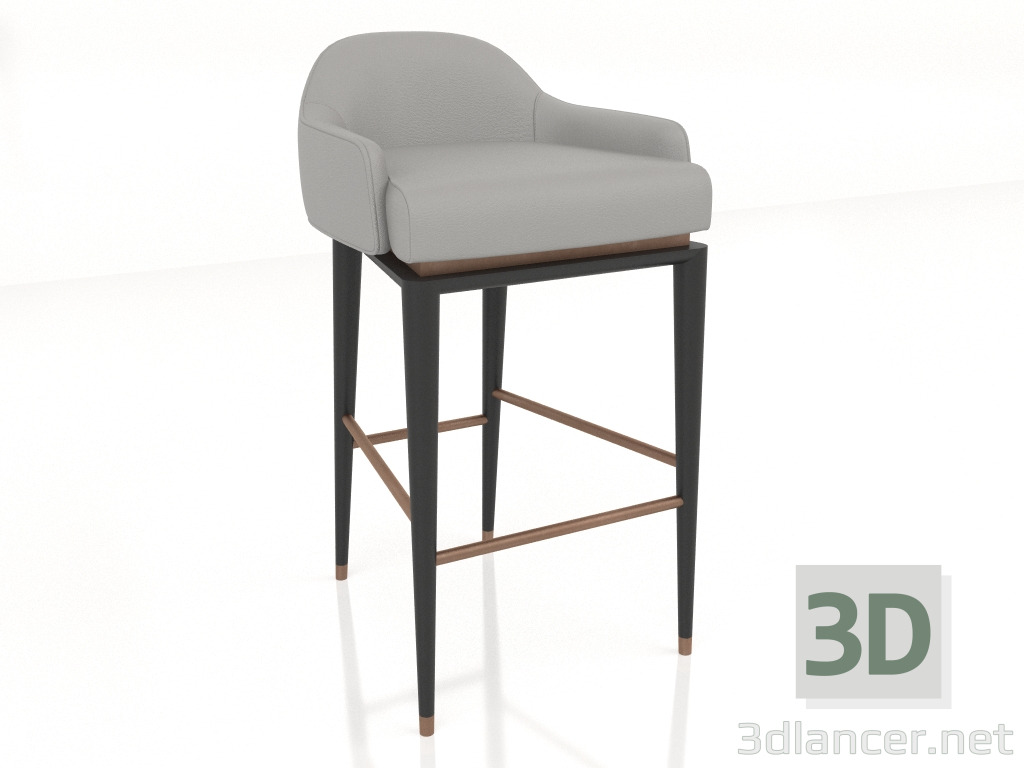 3d модель Барний стілець (S526) – превью