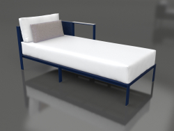 Sofa module, section 2 right (Night blue)