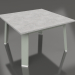 modèle 3D Table d'appoint carrée (Gris ciment, DEKTON) - preview