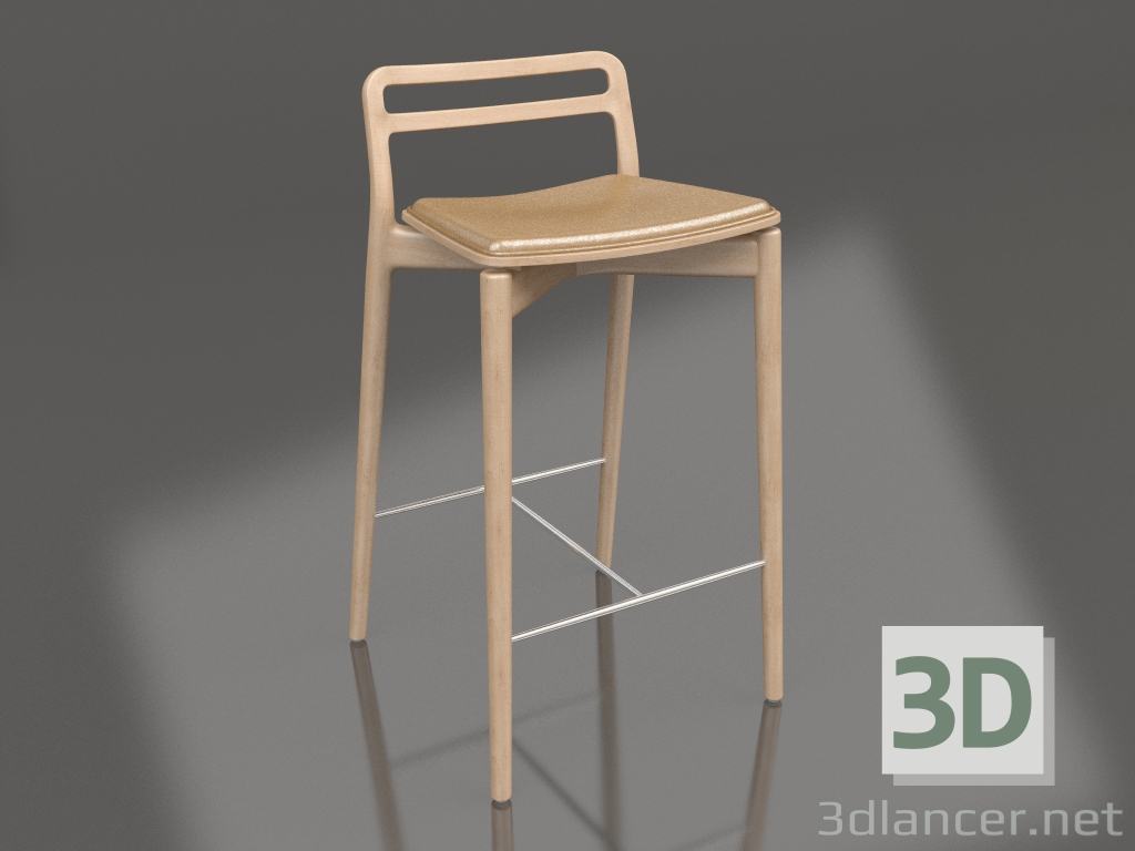 3D modeli Yarı bar sandalyesi Kabin VIPP484 - önizleme