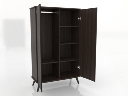 Dolap 4 1000x450x1650 mm (açık, dişbudak ceviz)