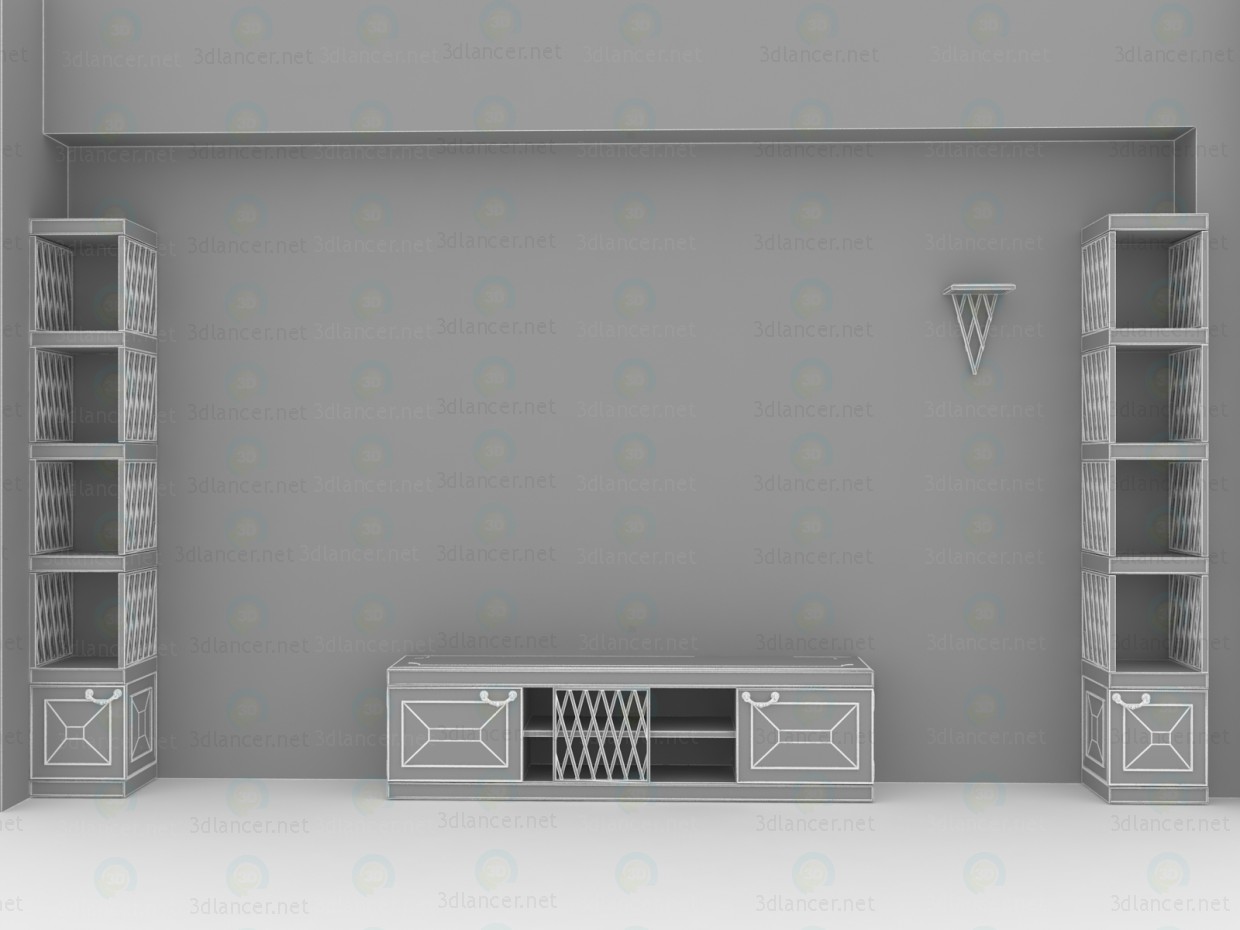 3d Classical living room furniture model buy - render 3d Classical living room furniture model buy - render