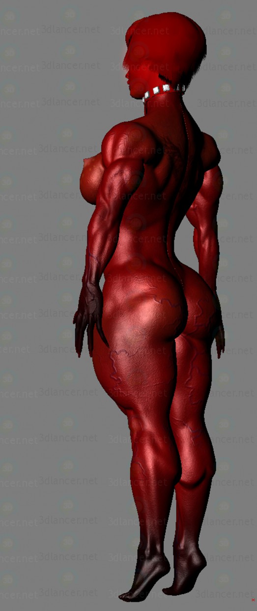 Chica demonio 3D modelo Compro - render Chica demonio 3D modelo Compro - render