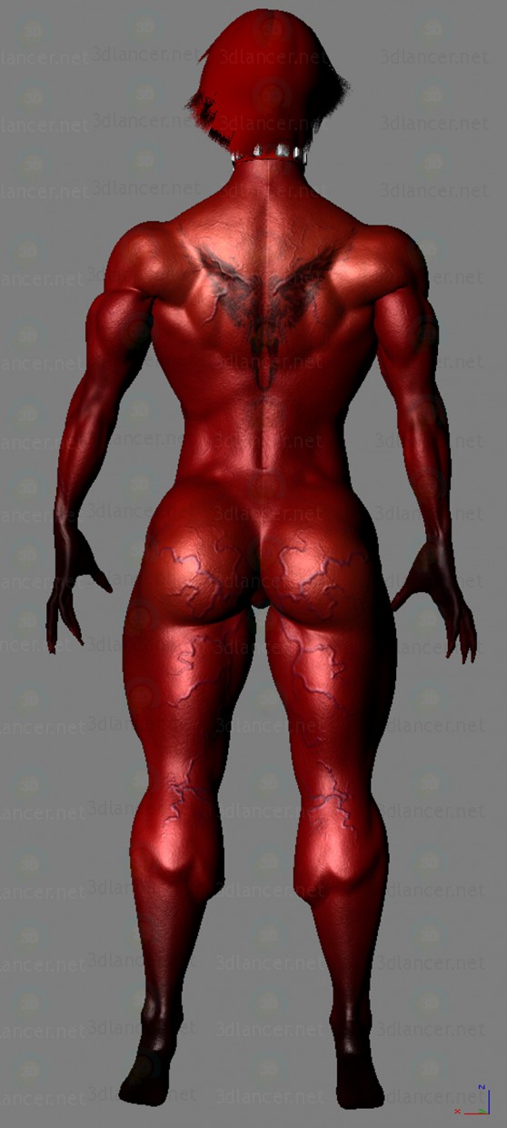 Chica demonio 3D modelo Compro - render Chica demonio 3D modelo Compro - render